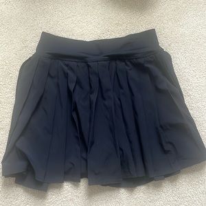 Pleated Black Tennis Skirt- Size Medium